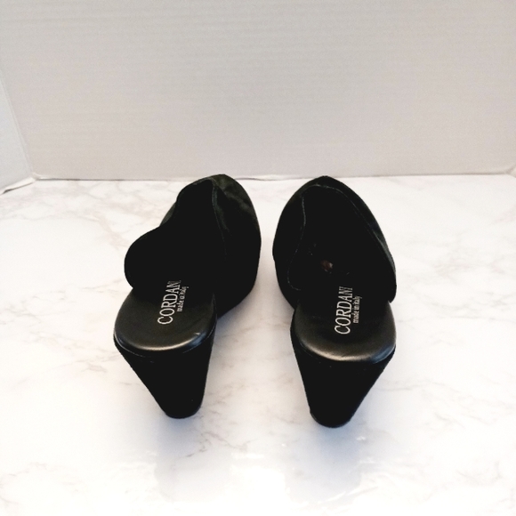 Cordani Novia Black Suede Heeled Mules SZ EUR 36/US 5.5 - Picture 5 of 9